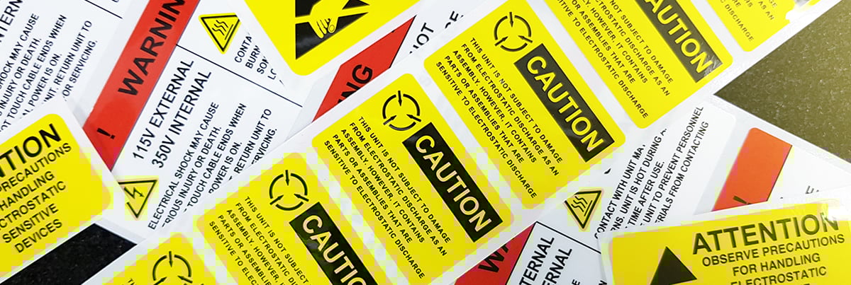 Industrial Product Label